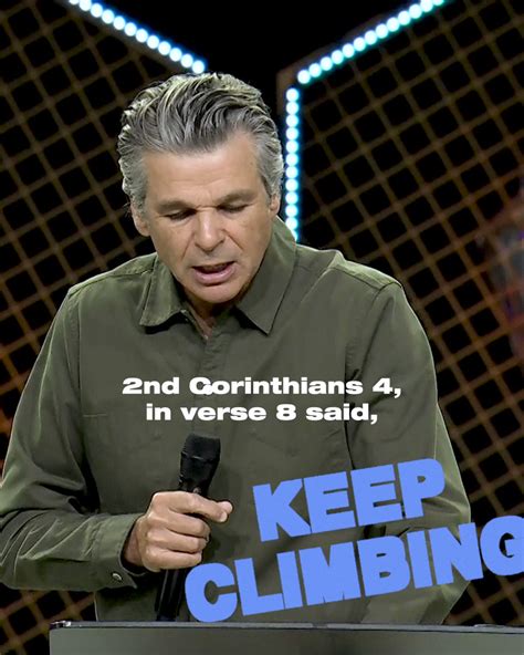 Jentezen Franklin on Twitter: "Keep climbing - God is with you. https