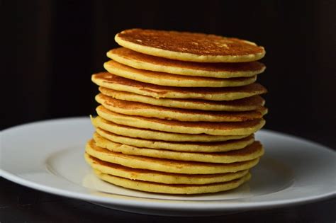 Cornmeal Pancakes Fluffy Savory And Slightly Sweet