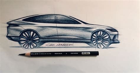 SUV coupe style design sketch | Industrial design sketch, Design sketch, Car design