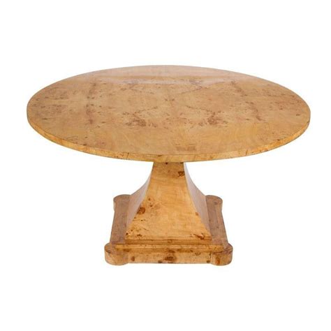 Biedermier Style Burl Maple Dining Table Maple Dining Table Table