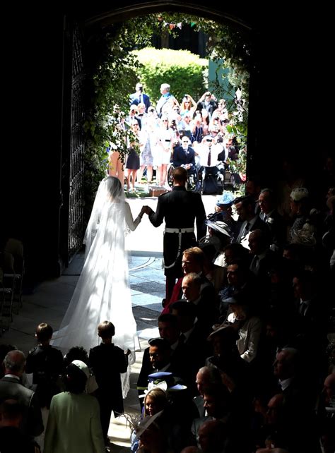 The groom, prince harry, is a member of the british royal family; Prince Harry and Meghan Markle Wedding Pictures | POPSUGAR ...