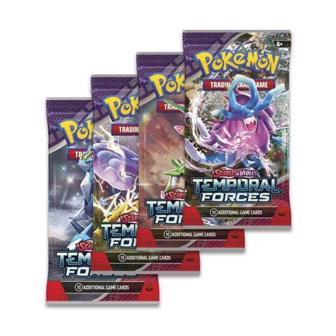 Pokémon Tcg Scarlet And Violet Temporal Forces Booster Pack 10 Cards