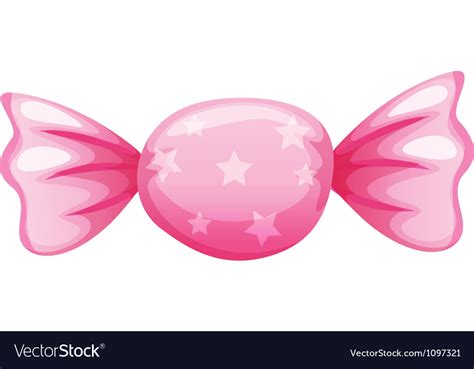 A Pink Candy Royalty Free Vector Image Vectorstock