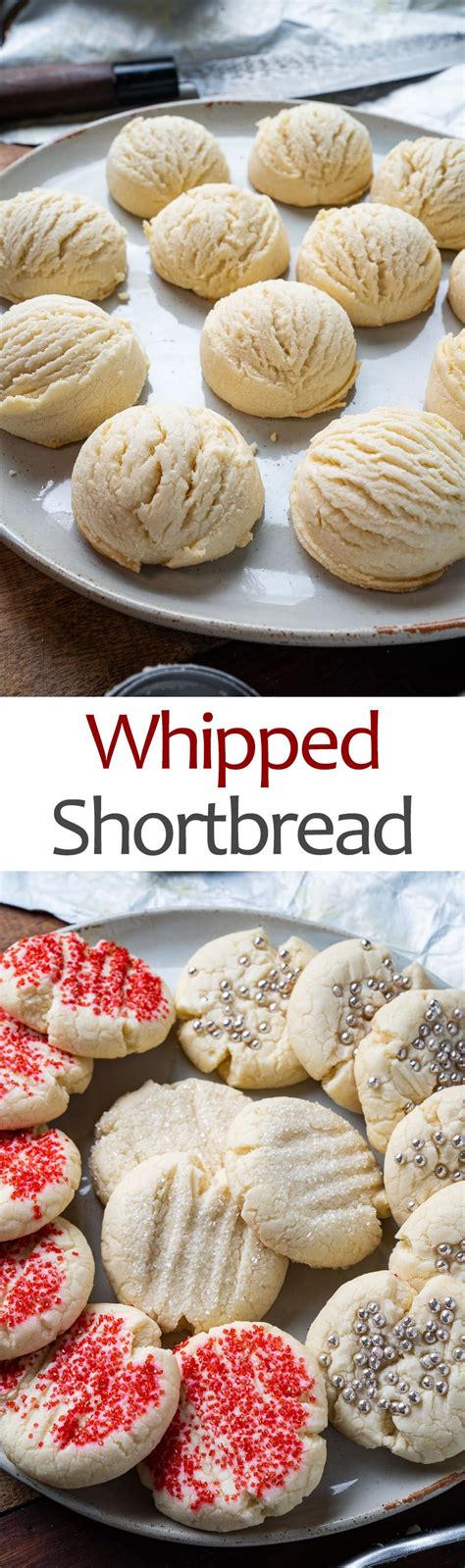 Whipped Shortbread Recipe Popular Cookie Recipe Buttery Cookies