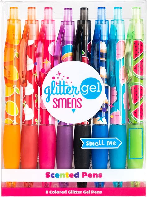 Buy Glitter Gel Smens Gourmet Scented Pens Colored Gel Ink Medium