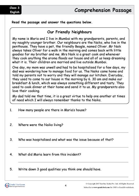 The Worksheet For Reading And Writing In English With Answers To