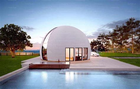 Skydome Design Modern Houses Of The Future Futuristic Home Dome