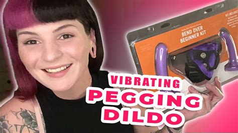 Strap On Dildo For Beginners Vibrating Pegging Harness Dildo