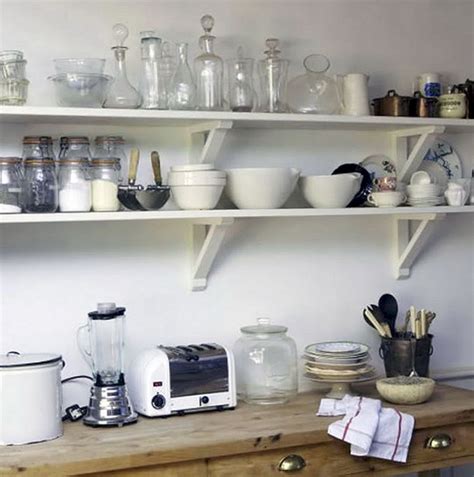 Secure the cabinet in place using the wood screws. 30+ Incredible Kitchen Wall Shelves Design You Have To See ...