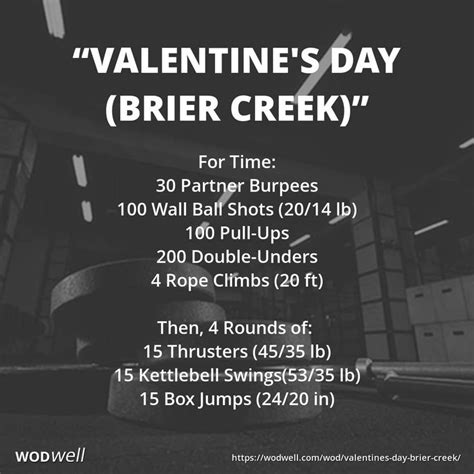 Valentines Day Brier Creek Wod For Time 30 Partner Burpees 100 Wall Ball Shots 2014