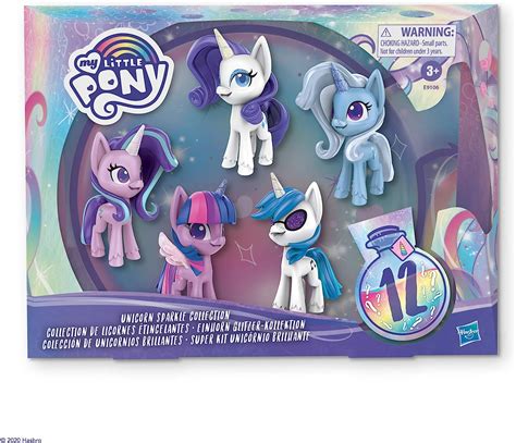 My Little Pony Unicorn Sparkle Collection Set Of 5 Toy Pony