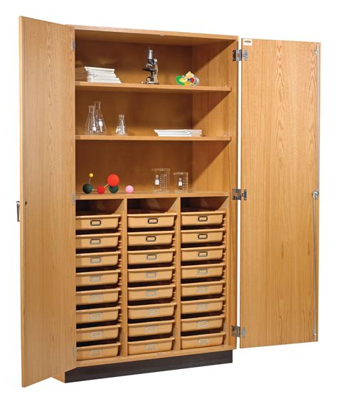 Maybe you would like to learn more about one of these? Maple Wood Tote Tray and Shelving Storage Cabinet, 48"W x ...