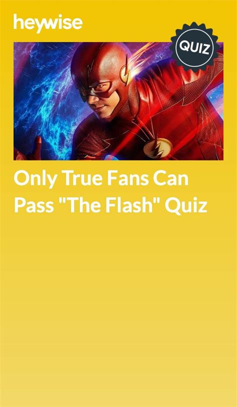 only true fans can pass the flash quiz heywise the flash quiz movie quizzes the flash