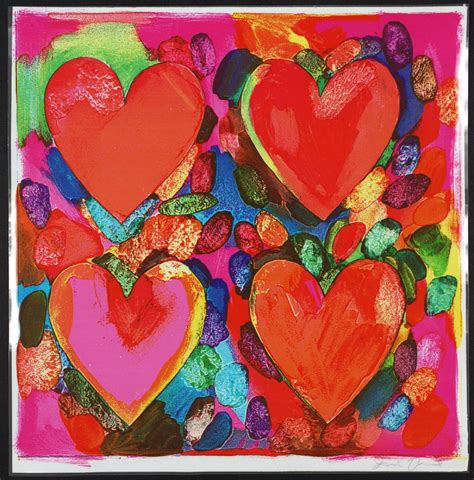 Four Hearts 1969 Jim Dine