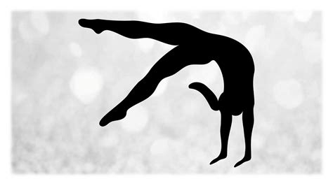 Flip Gymnastics Silhouette Clip Art
