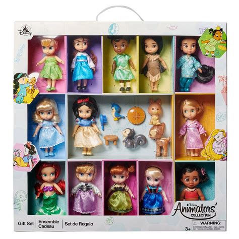 Disney Store Animators Collection Mini Doll T Set 5 Ariel Belle