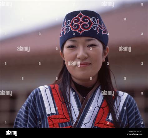 Ainu Girl Ainu Are The Aboriginal People Of Hokkaido Japans Most