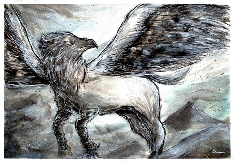 Commission Harry Potter Hippogriff By Chooone On Deviantart