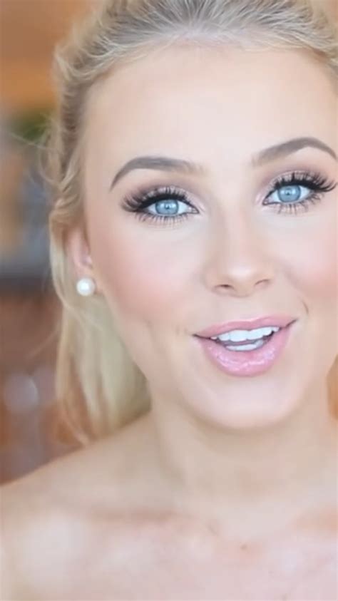 Pin By Monique On Blonde Hair Wedding Day Makeup Natural Wedding