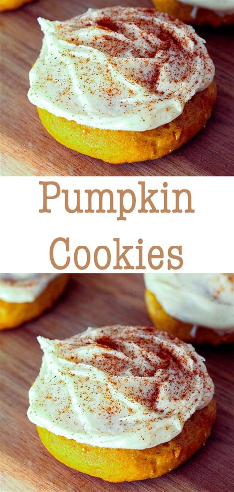 Pumpkin Cookies And Brown Sugar Frosting Pics And Pastries