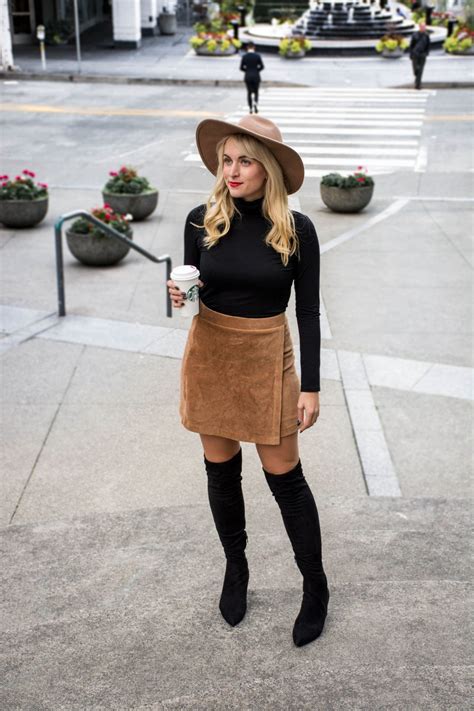 Corduroy Mini Skirt And My Outfit Formula For Fall