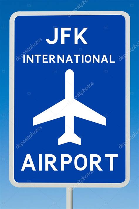 Jfk Airport Sign — Stock Photo © Ventanamedia 8640019