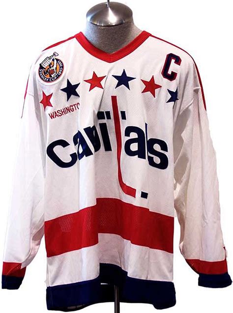 1992 1993 Kevin Hatcher Washington Capitals Team Issued Hockey Jersey