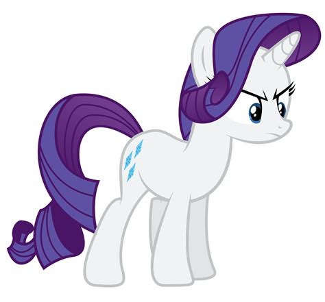 Angry Rarity Vector By Paulysentry On Deviantart