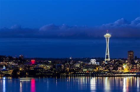 Space Needle Tower Hd Wallpaper Wallpaper Flare