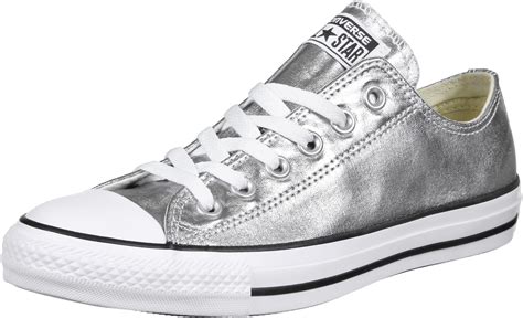 Converse All Star Ox Shoes Silver