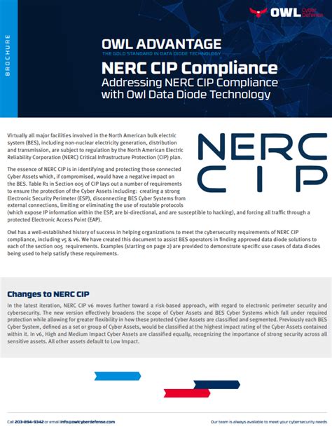 The Owl Advantage Nerc Cip Compliance Owl Cyber Defense