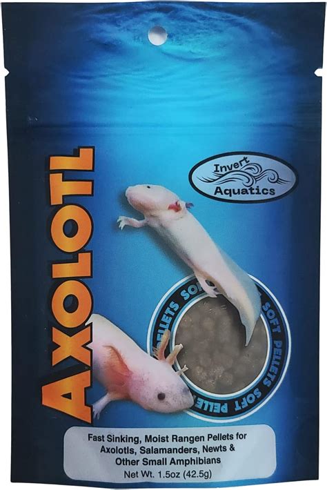 Invert Aquatics Soft Pellets For Axolotls Moist Sinking