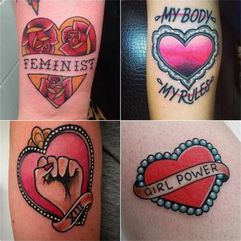 Girl Power Tattoo Ideas Fight Like A Girl Best Feminist Tattoos