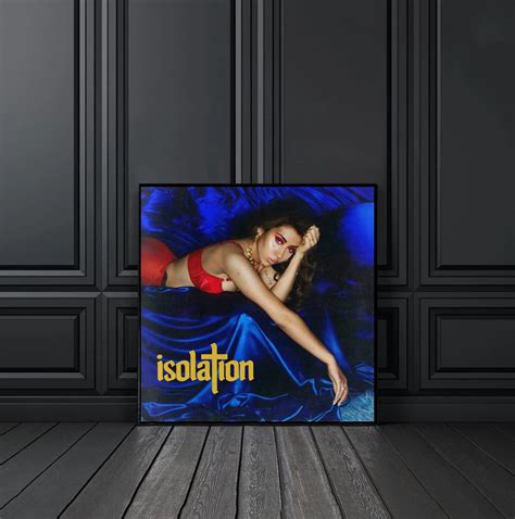 Kali Uchis Isolation Album Cover Art Marble Effect Greeting Card