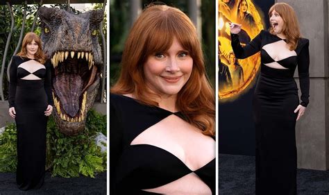Bryce Dallas Howard Leaves Little To The Imagination In Busty Gown At Jurassic World Event