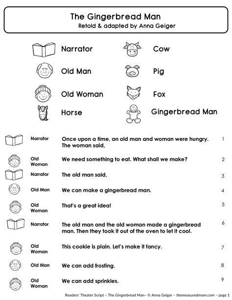 Free Printable Readers Theater Scripts 3rd Grade Free Printable A To Z