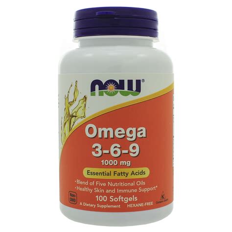 Apart from being a great source of protein, the food is even known for its omega 3 content. Omega 3-6-9 1000mg (Now Foods) - VitamiNergic.com ...