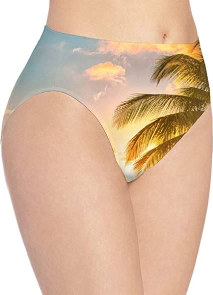Xcngg Tropical Beach Palmtrees Women Briefs Basics Panties Gifts