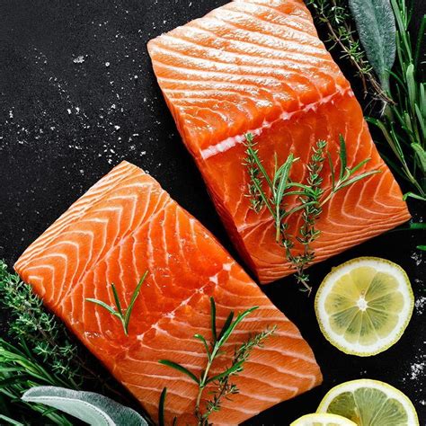 Salmon Norwegian Portions Skinless Frozen Chefs Box By Land And Sea