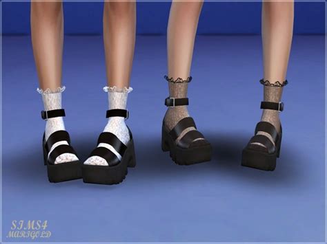 Sims4 Marigold Chunky Sandal • Sims 4 Downloads