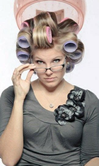 Pin On Sexy In Curlers