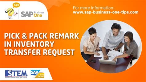 Sap Business One Tips Remark Pick And Pack Pada Inventory Transfer