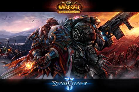 Wallpaper 2073x1382 Px Starcraft Ii World Of Warcraft World Of