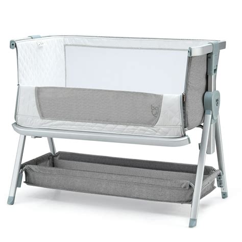 Babyjoy Baby Bed Side Crib Portable Adjustable Infant Travel Sleeper