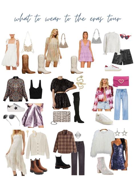 What To Wear To The Eras Tour In Taylor Swift Tour Outfits Taylor Swift Outfits Taylor