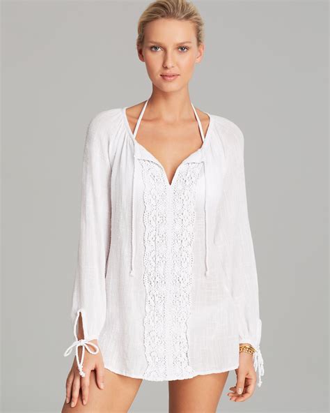 Surf Gypsy Crochet Tunic Swim Cover Up Bloomingdales