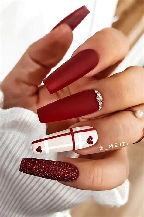 23 Beautiful Ways To Rock Red Coffin Nails Stayglam Stylish Nails