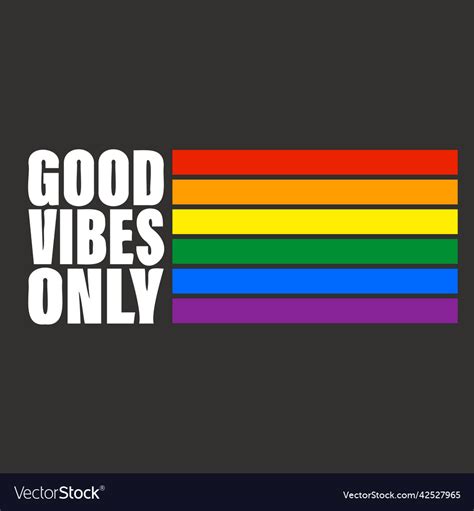 Good Vibes Only Text Wallpaper Royalty Free Vector Image
