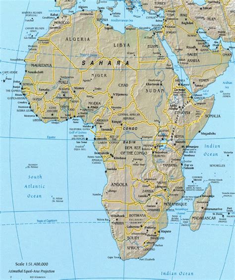 Espacoluzdiamantina 25 Luxe Afrique Du Nord Carte Geographique