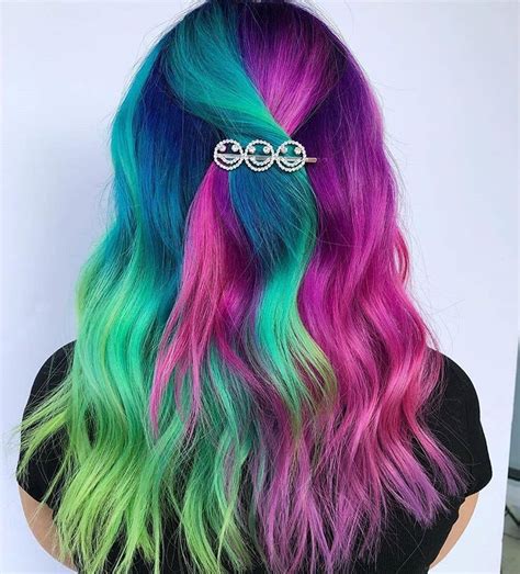 Instagram Split Hair Color Ideas Split Hair Color Pretty Hair Color